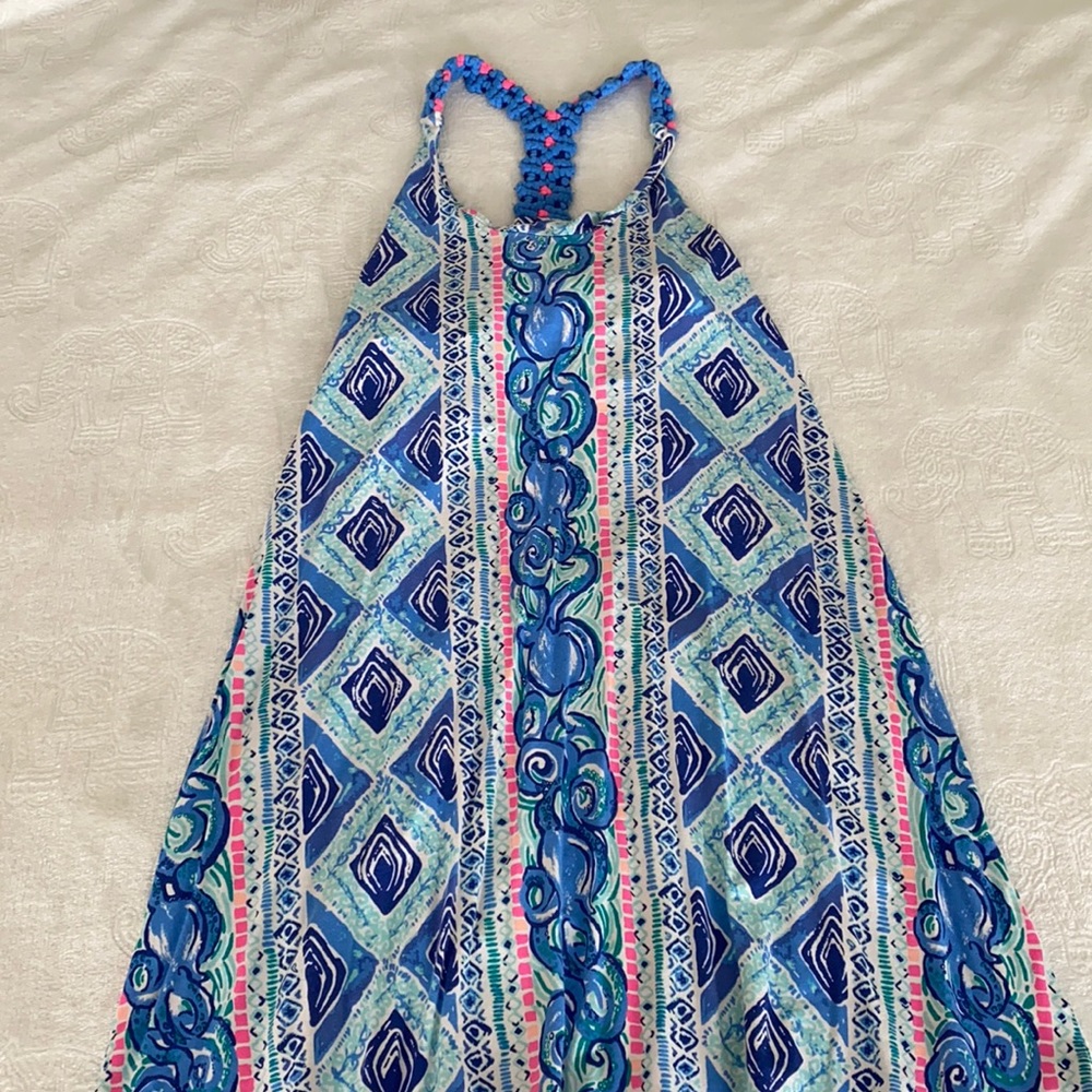 Lilly Pulitzer Braided Back Trapeze Dress